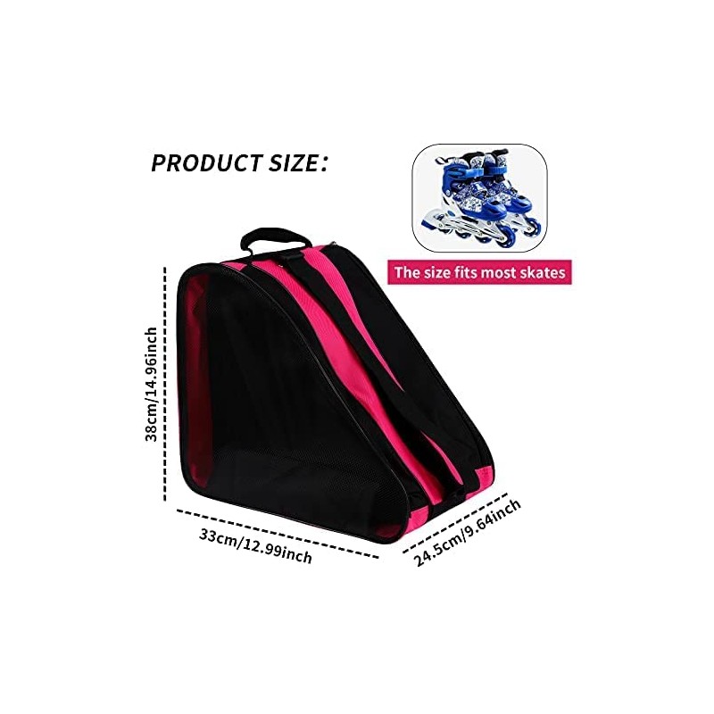 GLAITC Unisex Roller Skate Bag with Adjustable Shoulder Strap Ice