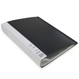 Waytex 931336N Document Protector A4 160 Photos Premium Opaque Polypropylene 6 cm Spine - 80 Transparent Pockets - Black