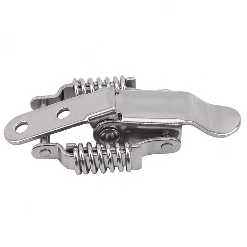 2Pcs 90 Degre Stainless Steel 304 Double Spring Loaded Suitcase