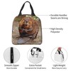 Larklitz Cute Funny Beaver Reusable Insulated Lunch Bag, 8.5in x