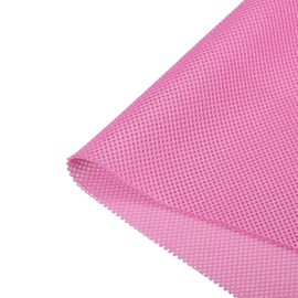 MECCANIXITY Speaker Grill Cloth 20 x 55 Inch Stereo Mesh Fabric Protective Dustproof Cloth for Home Speaker Repair Pink