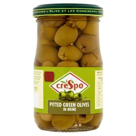 Crespo - Pitted Green Olives In Brine - 198 g