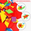 HENGBIRD Geometric Shapes Tangrams Wooden Puzzle Toy, 155 Pieces Wooden