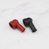 LT Easiyl 10pcs Battery Terminal Insulating Rubber Protector Cover Angled