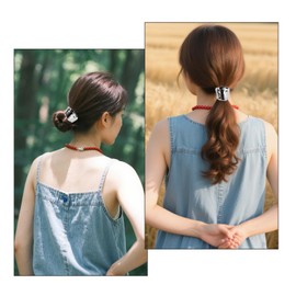 4 Pcs Silver Ponytail Cuff, Fashion Hair Cuffs for Ponytails Holders Shiny Arched, Women Hair Cuff Barrettes Suitable for Braids, Decorative Hold Jaw Clips for Women Accessories Daily Party