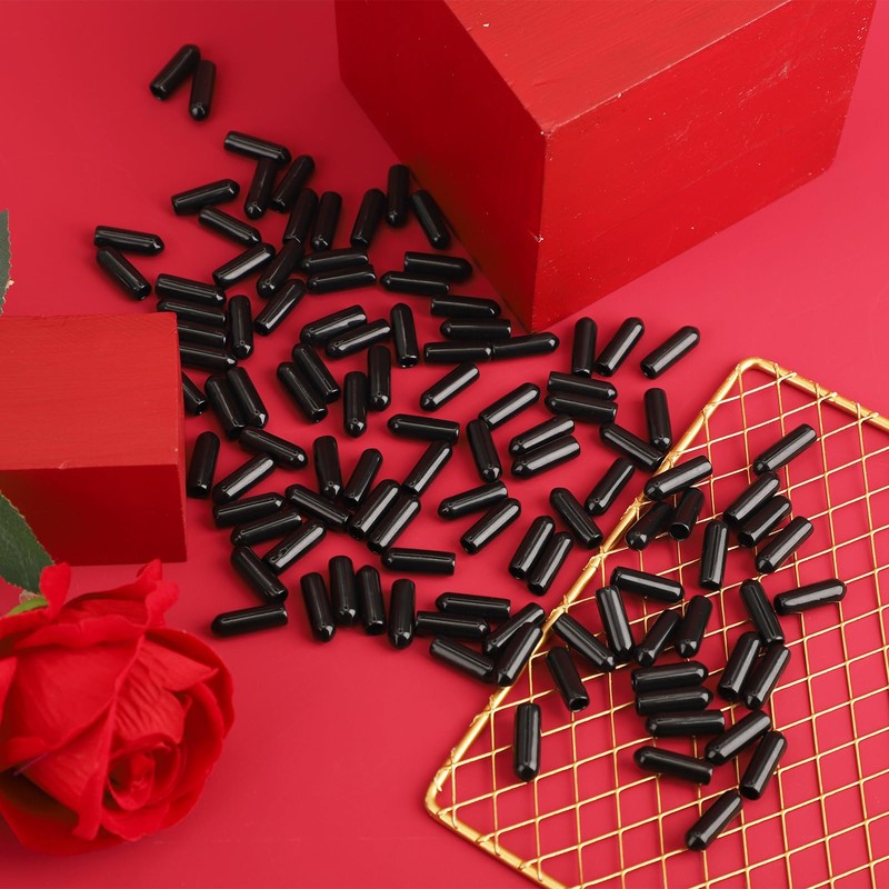 PEUTIER 200pcs No Glow Caps for String Lights, 5 x