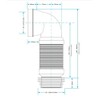Viva 90° Angle Slinky-FIT Flexible WC Pan Connector 300Mm -