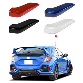 CZShiYue Car Rear Bumper Tow Hook Cover Cap Towing Eye for Honda Civic Hatchback 2017 2018 2019 2020 2021 71506-TGG-A00 71506TGGA00 Bumper Towing Hook Eye Cap (Red, Left Driver Side)