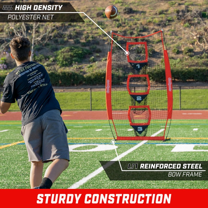 GoSports 8 ft x 4 ft Football Training Vertical Target