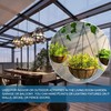 ONIKK Ceiling Hooks for Hanging Plants (2 PCS Black), Heavy