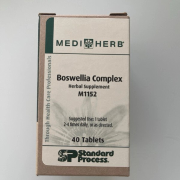 Standard Process Mediherb- Boswellia Complex 40 Tablets 06/26