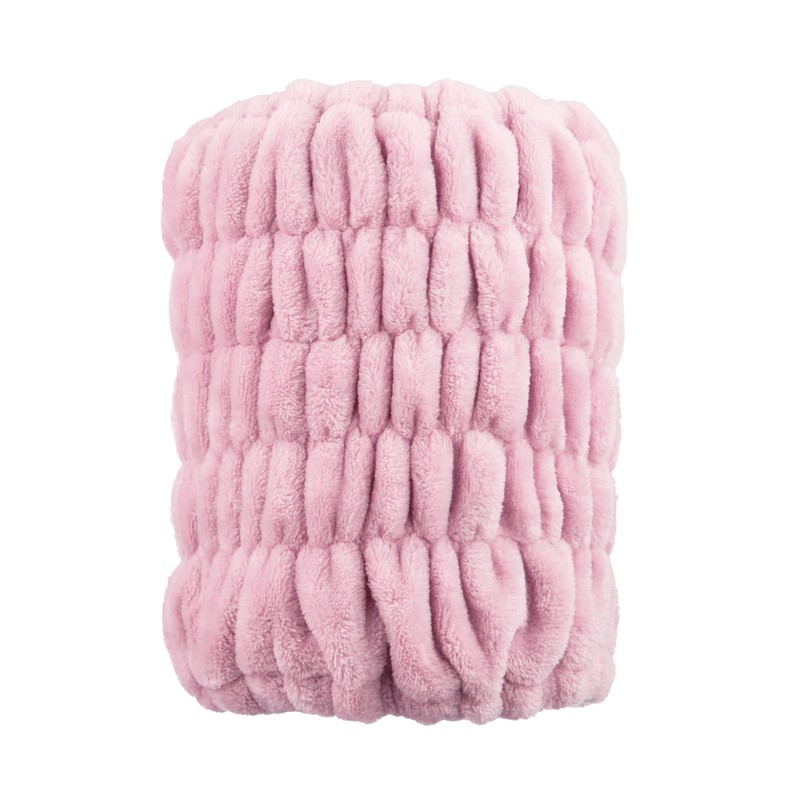 Expressions Extra Wide Spa Headwrap - Pink, 1pc Super Soft