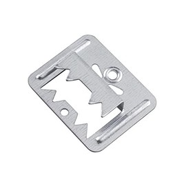 H+O Metallwaren GmbH & Co KG Profile Board Claws Panel Clips 6 mm Pack of 100 Including Screws for Fixing Profile Boards