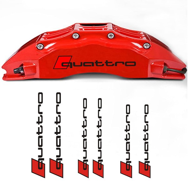 Bokos Car Brake Caliper Sticker Brake Caliper Cover Sticker Heat