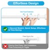 QINGYUN Extra Long No-Drill Tension Curtain Rod 40-166 Inches (4-14Ft),