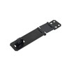 QCAA Double Hinge HASP and Staple Fixed, 3-1/2", Steel, Black,