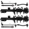 LSAILON Struts Shocks Front Complete Struts Assembly Stabilizer Bar Link