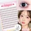 Atopos no-glue artificial eyelashes, clear daily eyelashes, 9mm, no need to glue, 120 hairs, large capacity, 1 piece, black / 아토포스 노글루 인조 속눈썹 또렷 데일리 속눈썹 9mm 풀 필요없음 120모 대용량, 1개, 블랙
