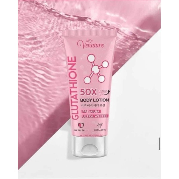 Venature Glutathione 50X Tone Up Body Lotion, SPF 50+ PA