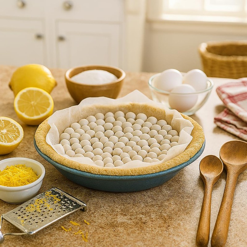 Mrs. Anderson's Baking Ceramic Pie Crust Weights, Natural Ceramic Stoneware,