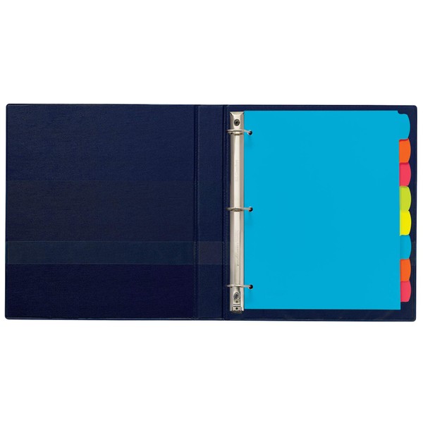 Avery Big Tab Write & Erase Durable Plastic Dividers, 8 Multicolor Tabs, 1 Set, 24 Packs (16130)