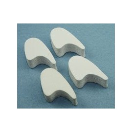 Set of 4 Aetna Felt Corporation 44400 Toe Spacer Foam 1/2" 100/Bg