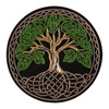 Celtic Tree of Life Spiritual Symbol Patch, Embroidered Iron-on/Sew-on Applique