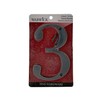 Large Bold 5" Aged Bronze Metal Flush House Address Numbers,