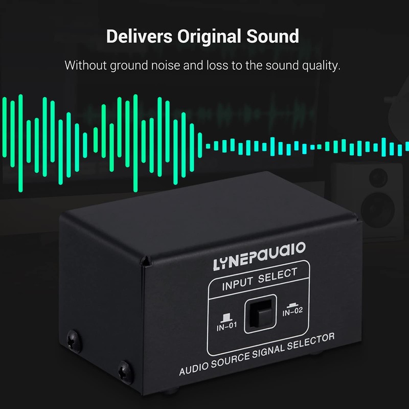 Audio Switcher, RCA 2 in 1 Out/1 in 2 Out