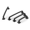 FURNIWARE Pack of 5 Cabinet Handles,Hardware Drawer Pulls Matt Black,Zinc