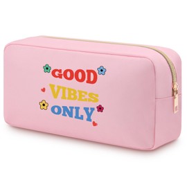 Heigebi Friend Birthday Gifts for Women Makeup Bag for Purse Best Gift for Teen Girls Sister Girlfriend Daughter Friends Christmas Valentine Birthday Gifts Oxford Cloth Zipper Travel Toiletry Pouch