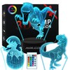 3D Illusion Light, Nightlight for Boys Girls Table Desk Lamp