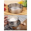 Falytemow Flour Sifter, Round Stainless Steel 40 Mesh Fine Sieve