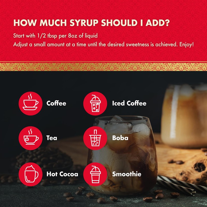 ChocZero Sugar Free Vanilla Syrup for Coffee - Keto Flavoring