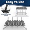 Pearwow 2 Pcs Ember Retainer for Fireplace Grates, Metal Fireplace