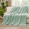 Bedsure 100% Cotton Large Throw Blanket for Couch 50x70 inches