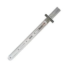 General Tools 300/1 6-Inch Flex Precision Stainless Steel Ruler, Chrome