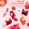 4 piezas de tinte de labios, brillo de labios de