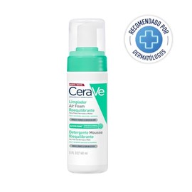 CeraVe Limpiador Air Foam Reequilibrante 148ml | Espuma limpiadora para piel normal a mixta