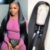 Oiosir 24 Inch Lace Front Wigs Human Hair 200 Density