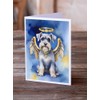 Caroline's Treasures Schnauzer My Angel Greeting Cards Pack of 8