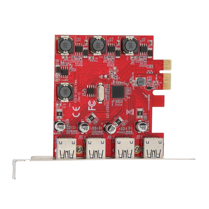 4 Ports 5Gbps USB 3.0 PCI Express Expansion Card for