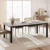 78.7" Long Dining Table for 6-8 Person, Industrial Kitchen Dining