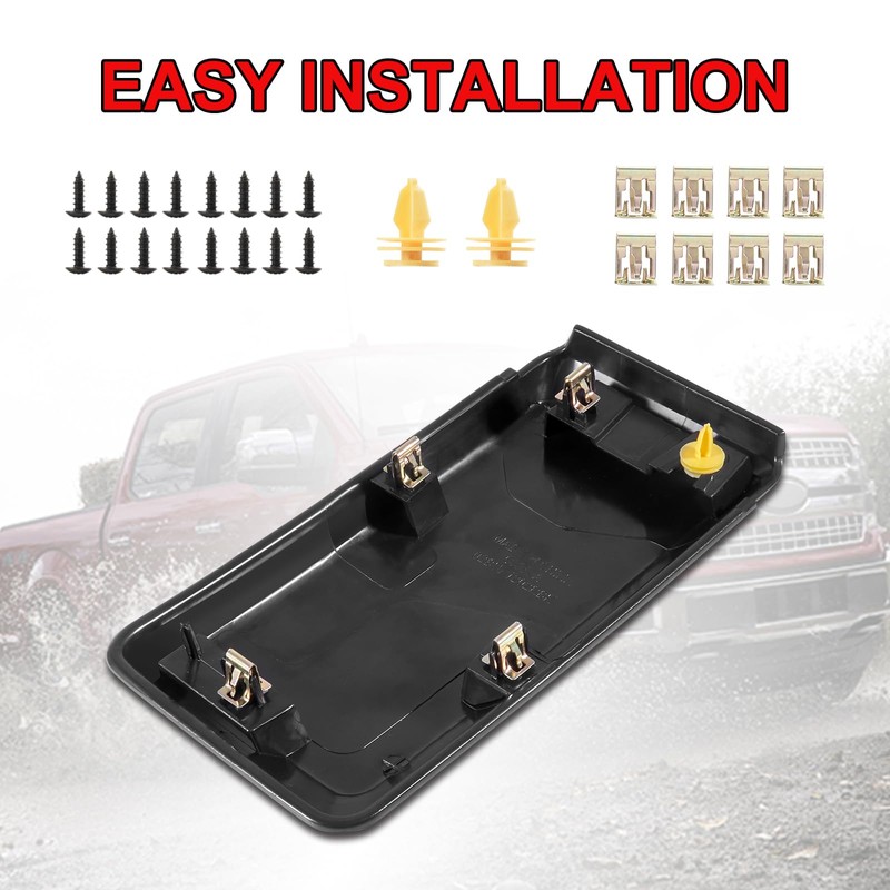 2Pcs F150 Front Bumper Guards Pads Cover Insert Cap Compatible