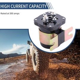 500 Amp Isolator Battery Isolator Relay for Continuous Battery Isolator Mobile Audio Relay, 500A Relay and Isolator 12v Battery Disconnect Relay