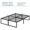 XINXINYAN 18 Inch Queen Bed Frame, No Box Spring Needed,