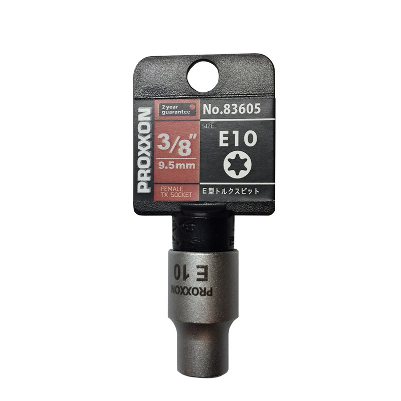 PROXXON No. 83605 E-Type Torx Bit 3/8" E10
