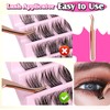 Riya DIY Lash Clusters 140Pcs with Eyelash Extenisons Kit, and