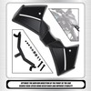 ABCERRS Motorcycle Front Spoiler Winglet Aerodynamic Wing Compatible with MT09