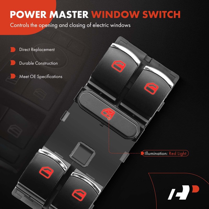 A-Premium Master Power Window Switch Compatible with Volkswagen Jetta 2011-2016,